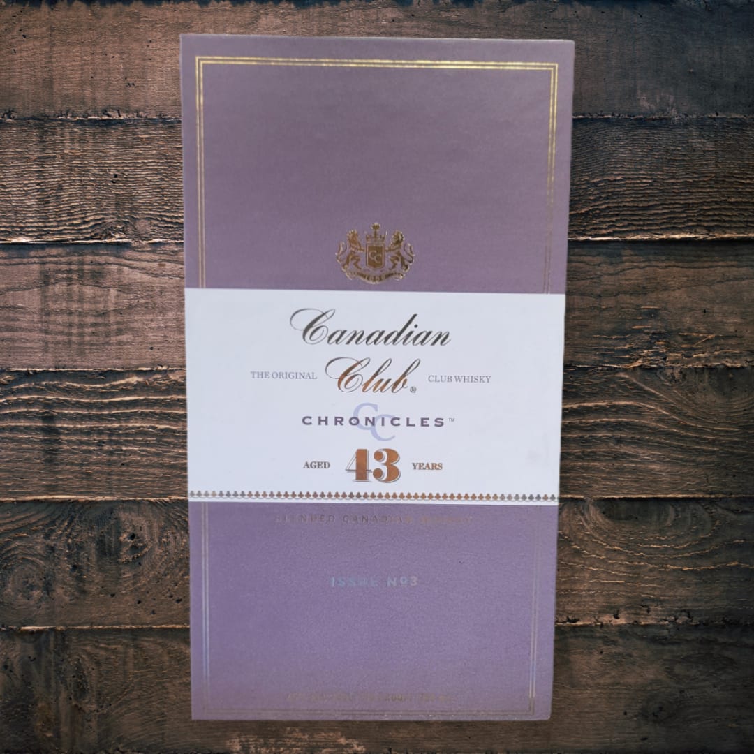 Canadian Club The Original Club Whisky Chronicles Aged 43 Years